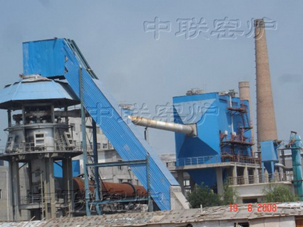 包頭Rotary furnace for magnesium reduction with heat exchanger